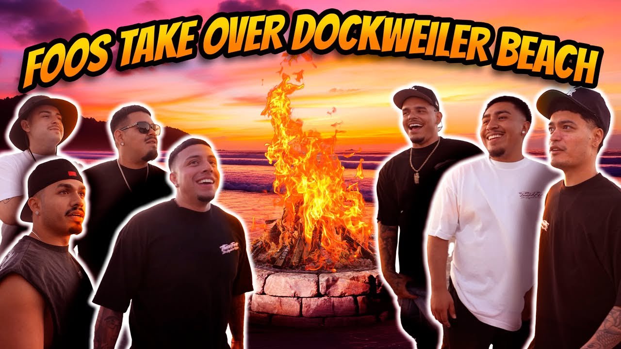 FOOS TAKE OVER DOCKWEILER BEACH !! 