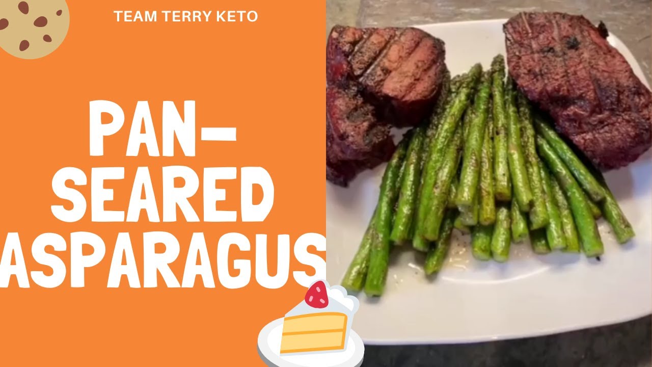 How to prepare Pan seared asparagus 😋🤤 #shorts