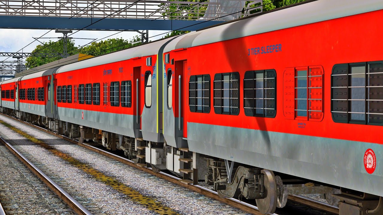 Tamil Nadu Express in Indian Trains Simulator -  Dewansh Chaturvedi