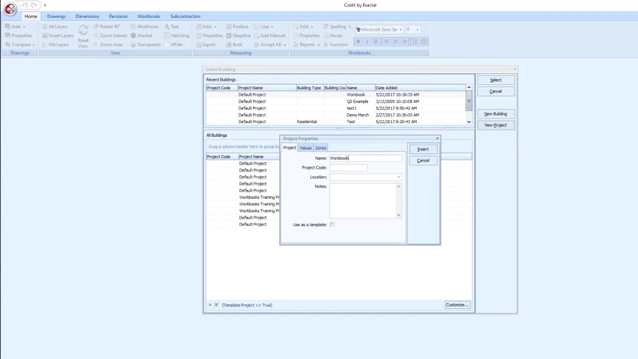 CostX  Workbooks Training Video