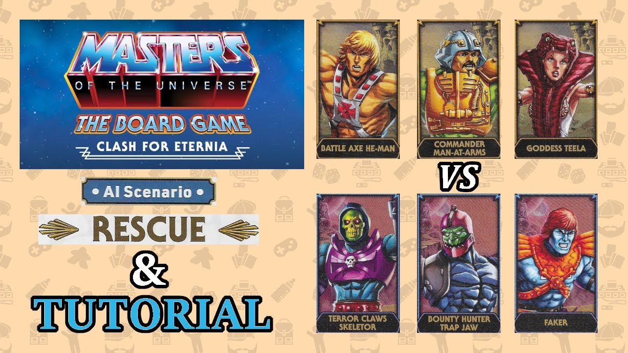 How to Setup/Play & Session | Rescue AI Scenario | Masters of the Universe Clash for Eternia
