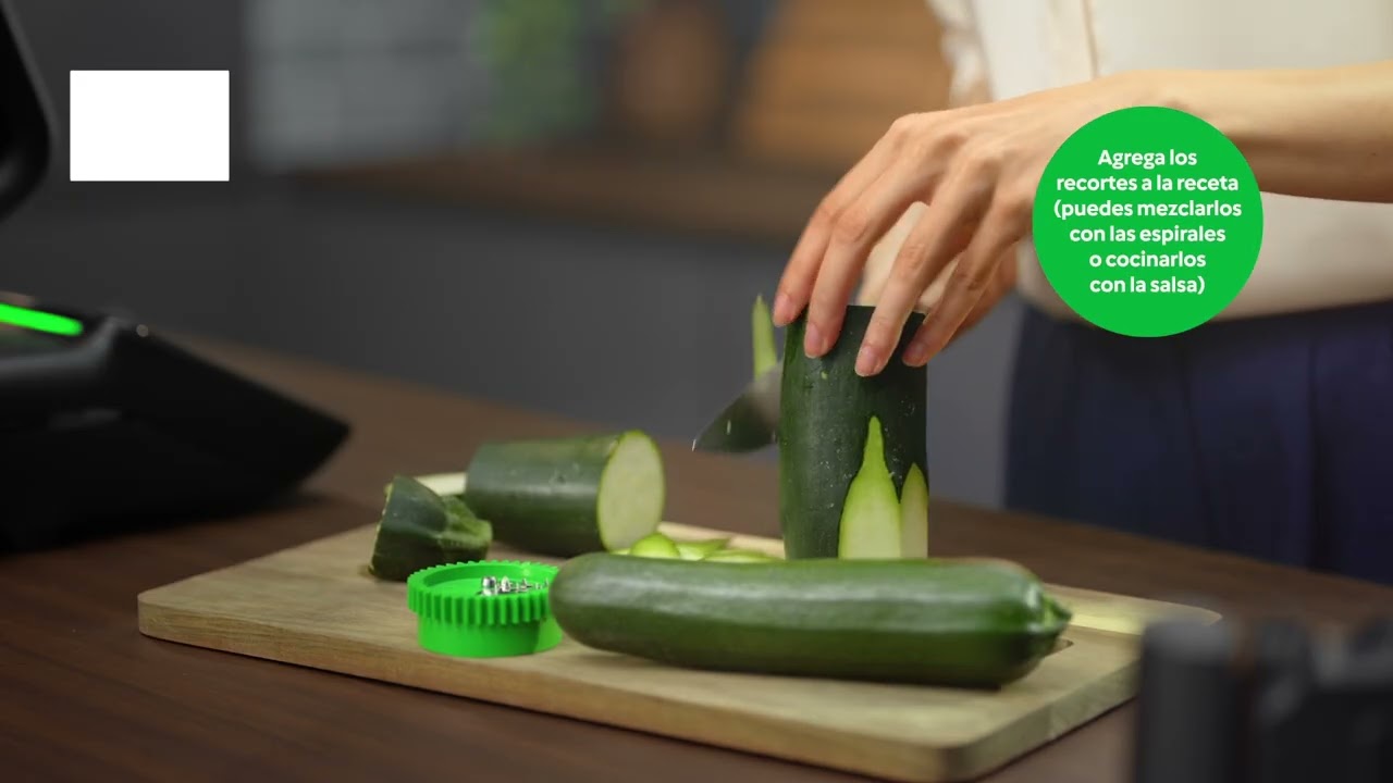 Cómo preparar ingredientes para el Accesorio Cortador en espiral de Thermomix®