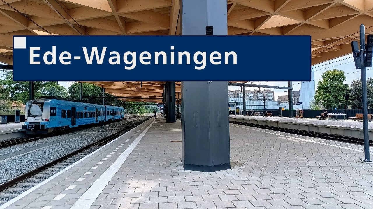 Treinen op station Ede-Wageningen | 22-07-2025