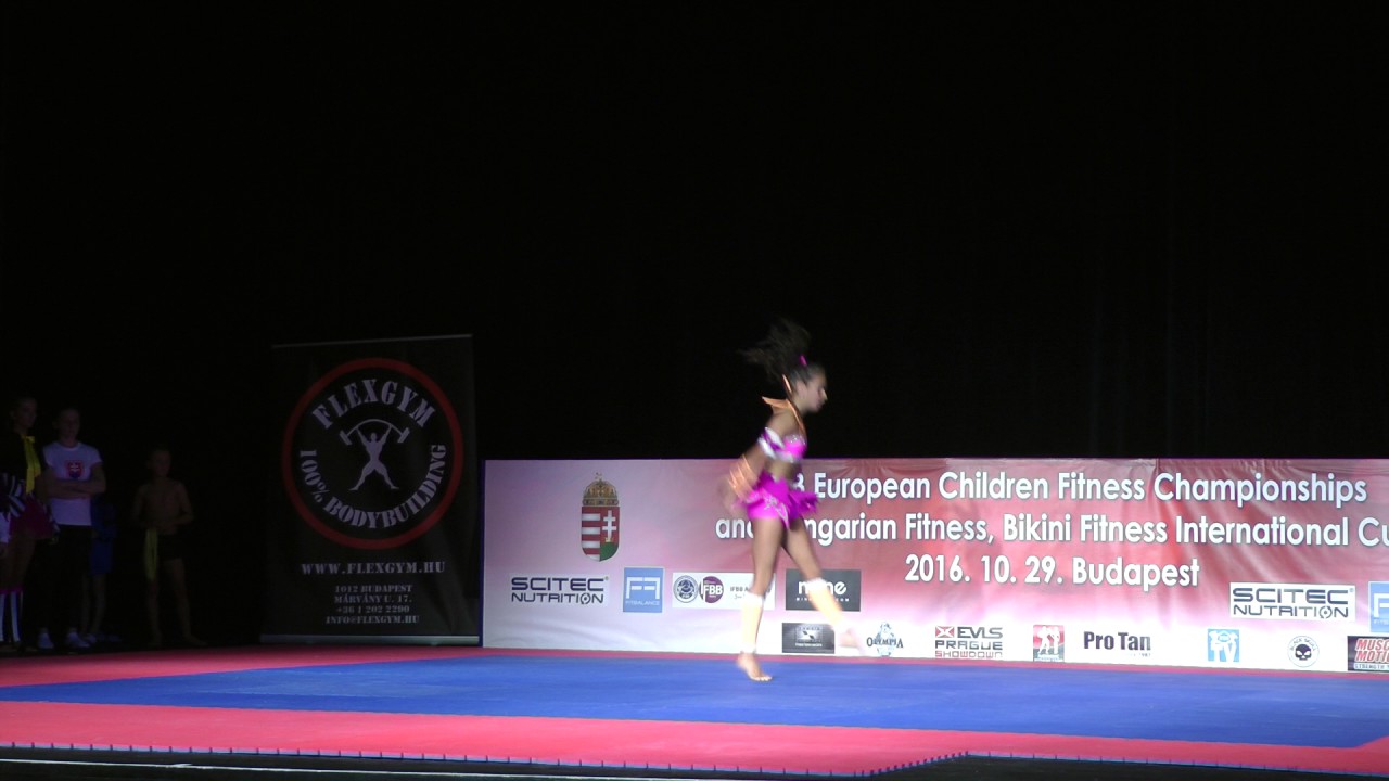 2016  IFBB Children's Fitness European Championship, Budapest Benkő  Regina