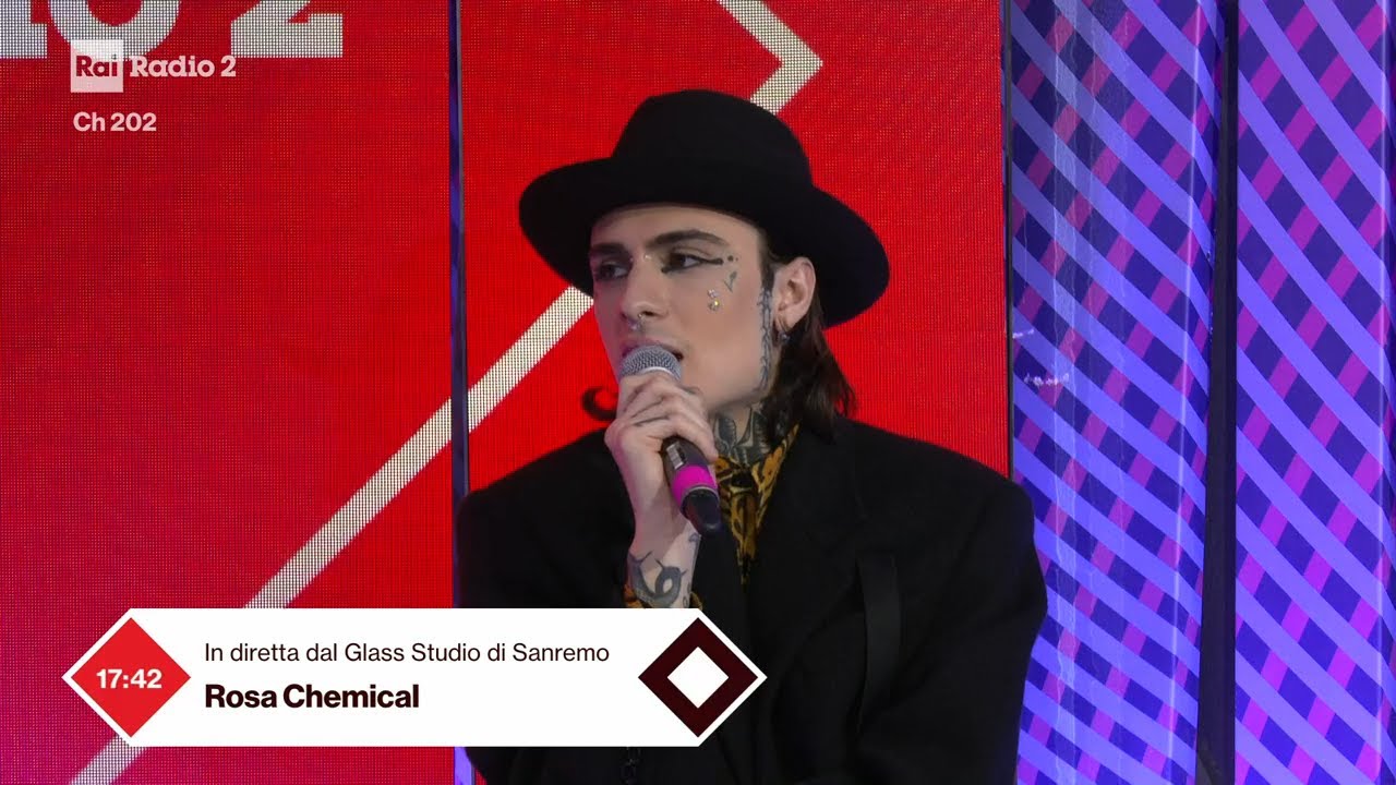 Rosa Chemical e Lundini - Radio2 Speciale Sanremo con Valerio Lundini - 08/02/2023