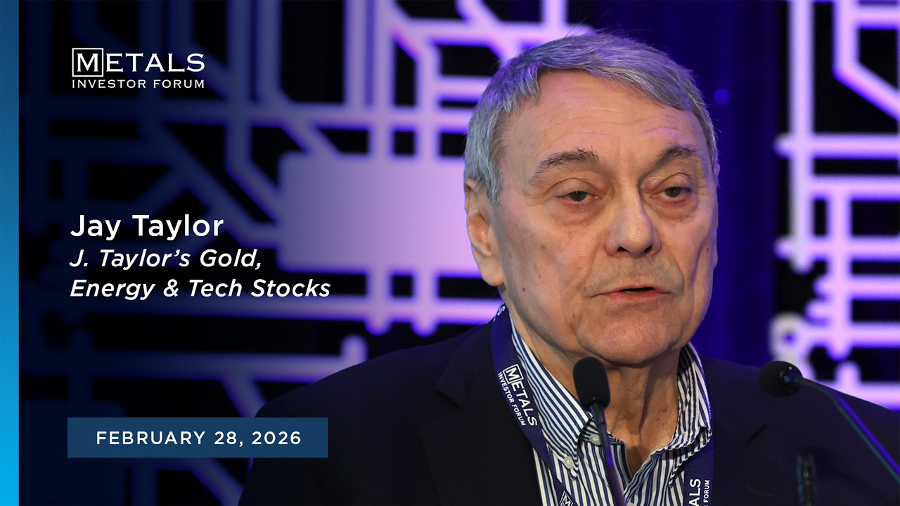 Jay Taylor of J Taylor&rsquo;s Gold, Energy & Tech Stocks presents at The Metals Investor Forum in Toronto