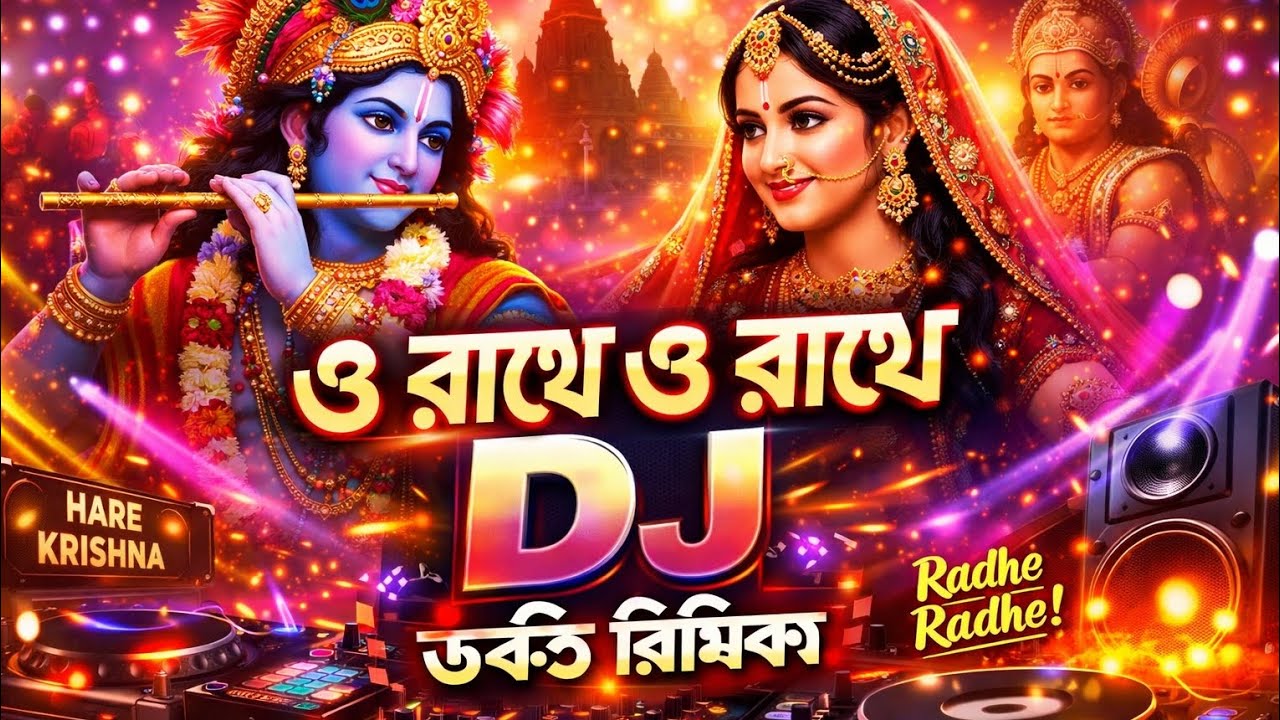 O Radha O Radha Dj Song | ও রাধে ও রাধে ডিজে গান | Bangla Dj Gan  