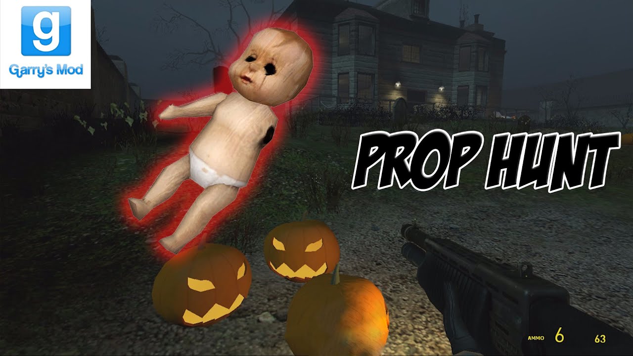 GMod Prop Hunt Part 22: THE HALLOWEEN DERPS!