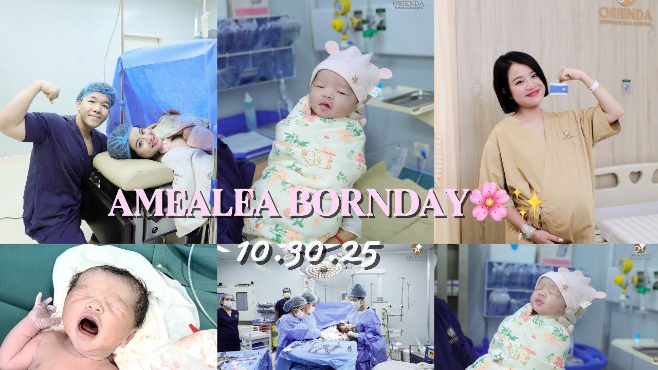MINI VLOG OF MY BABY GIRL AMEALEA BORNDAY✨🌸🤍 30.10.25