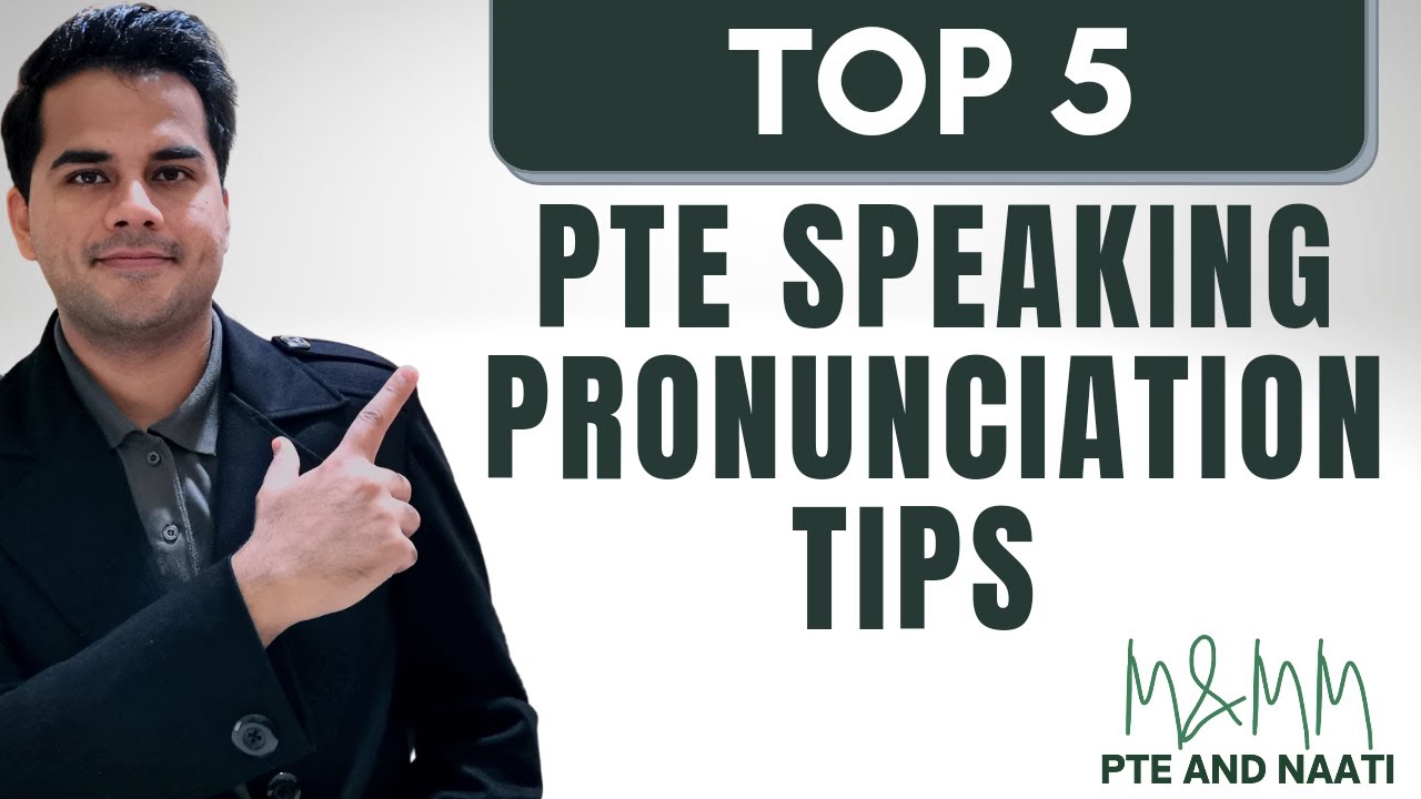 PTE Speaking Pronunciation Top Tips | 5 Tips to Increase Pronunciation Scores
