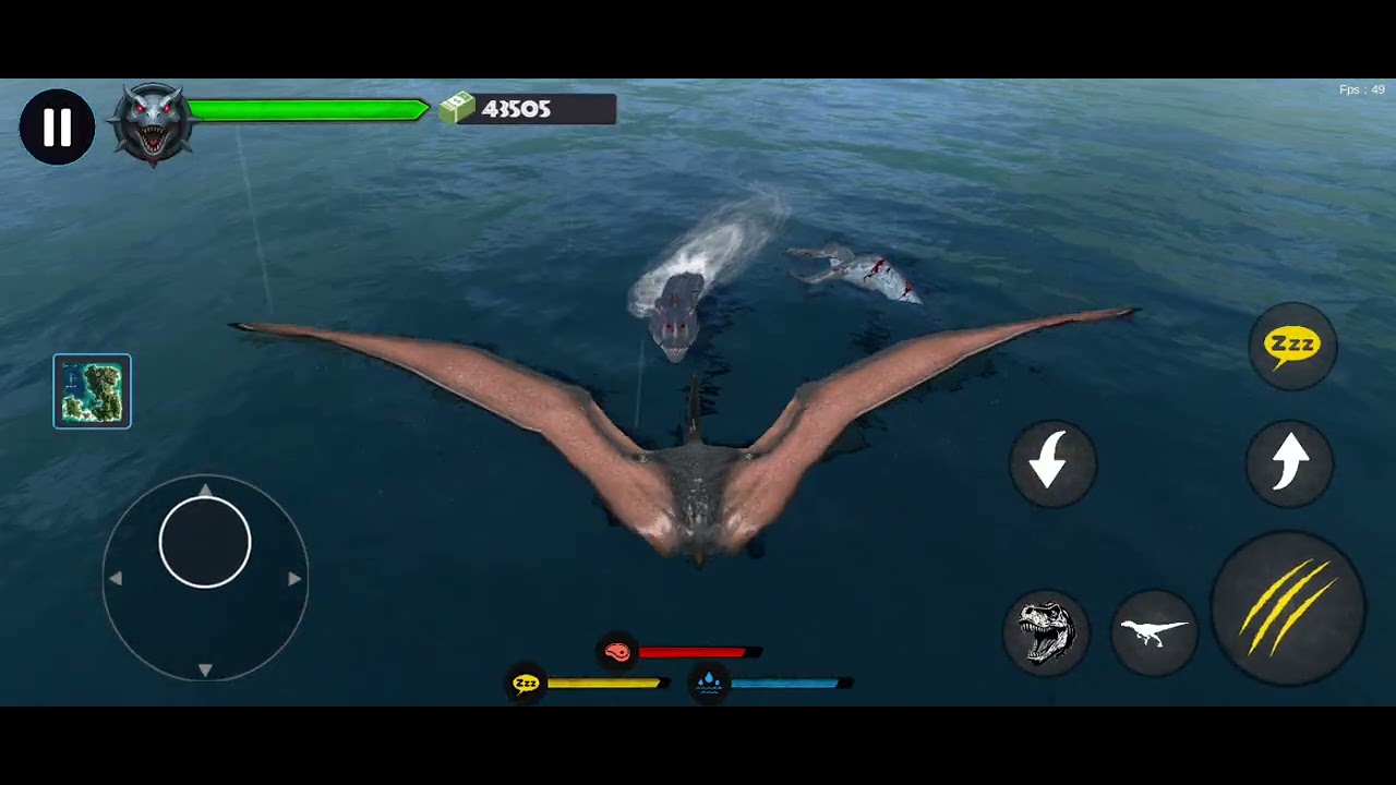 🎮 Jurassic Clash: Primal Dino Sim – PTERANODON vs T-REX! 🦖🦅🔥  