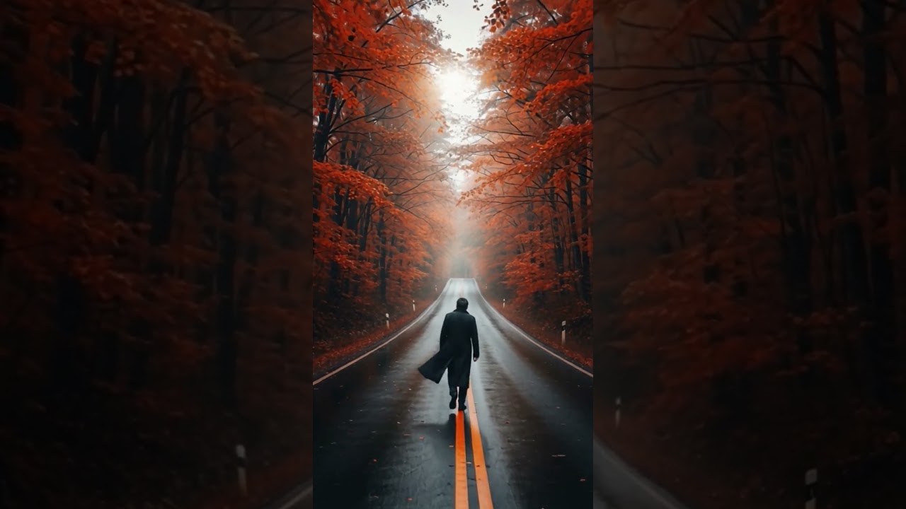 Walking on the Path of Life 🍂 | A Moment of Reflection #shorts