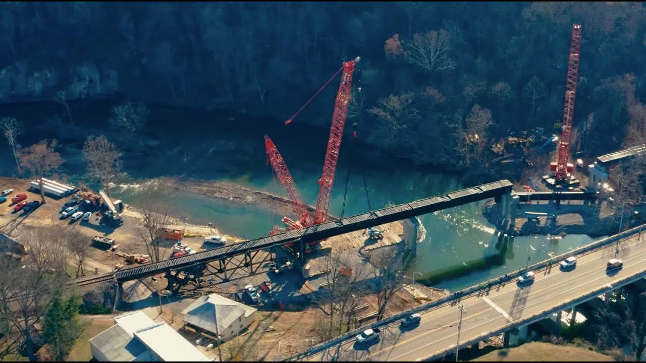 Bridge Replacement Marks Major Milestone in the Restoration of Norfolk Southern's AS Line