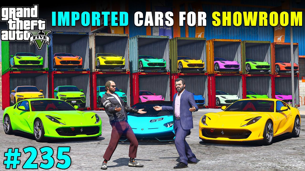 MICHAEL IMPORTED SUPER CARS FOR SHOWROOM | GTA V GAMEPLAY #235 | GTA 5