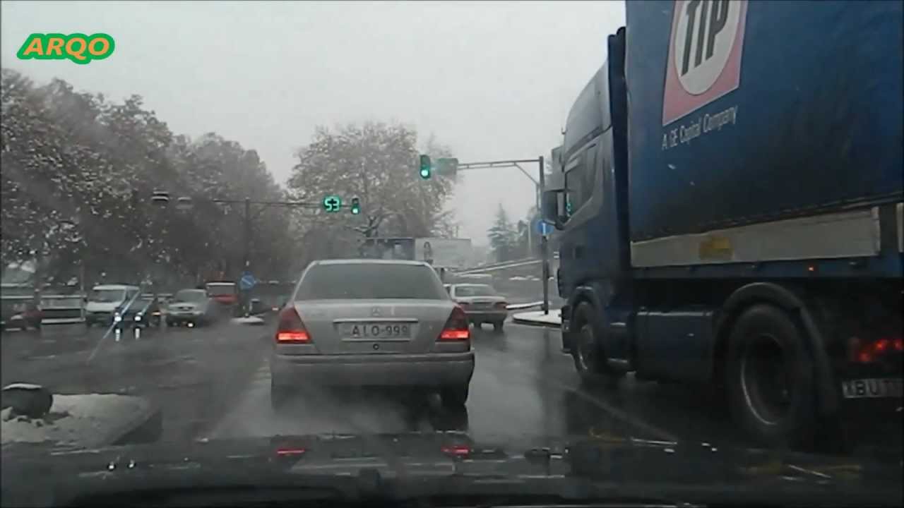 Driving in the city 2. Tbilisi streets. улици Тбилиси 2