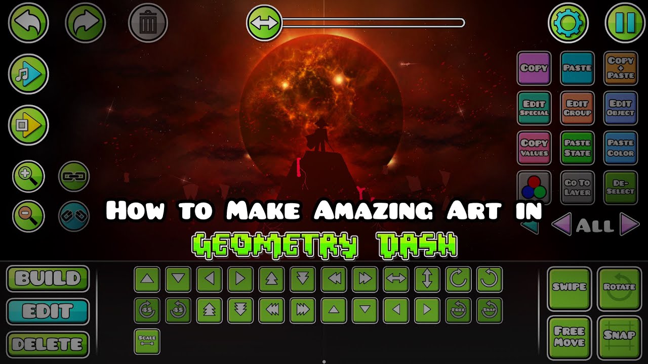How to Make Art in Geometry Dash