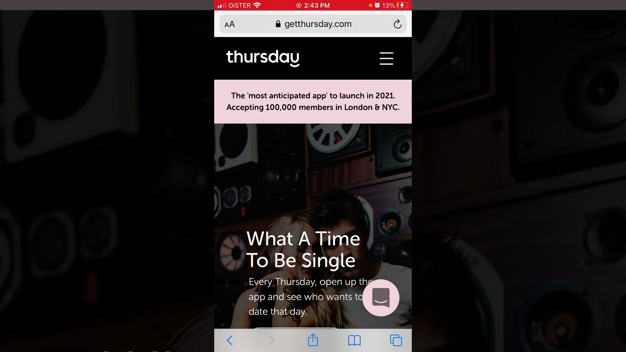 How to get an invite to Thursday dating app?