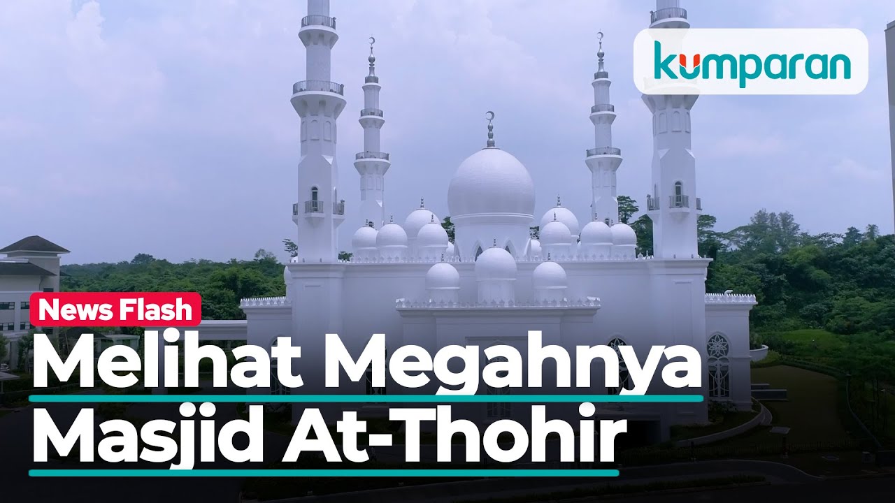 Melihat Megahnya Masjid At-Thohir yang Dibangun Boy dan Erick Thohir