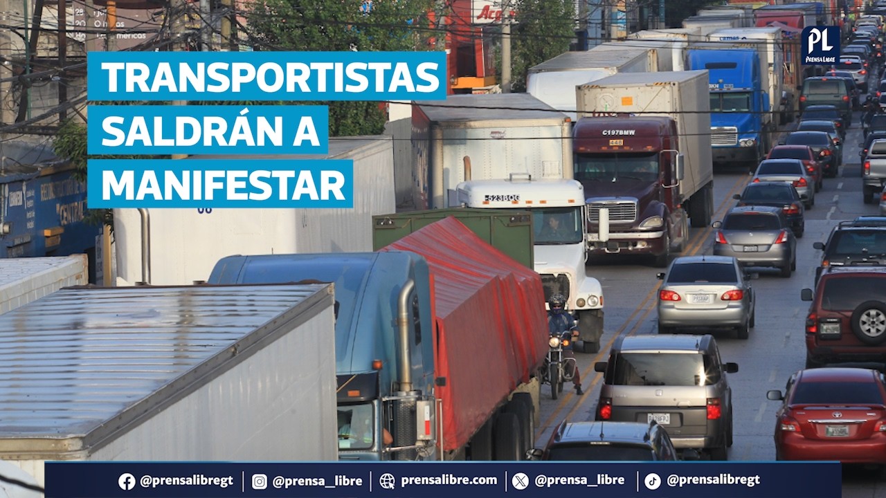 Transportistas anuncian manifestación el 23 de marzo: estas serán las rutas y horarios