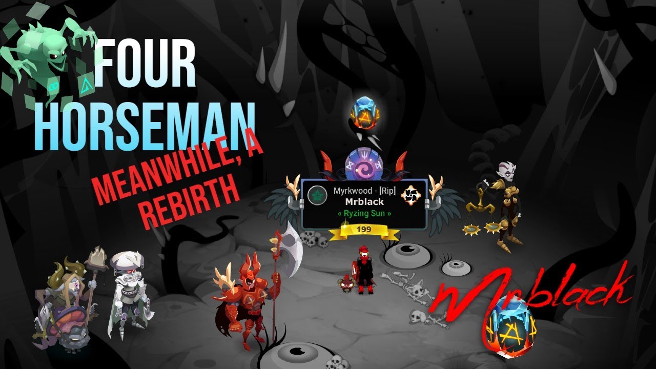 Dofus - Four Horsemen quest fight: Meanwhile, A Rebirth