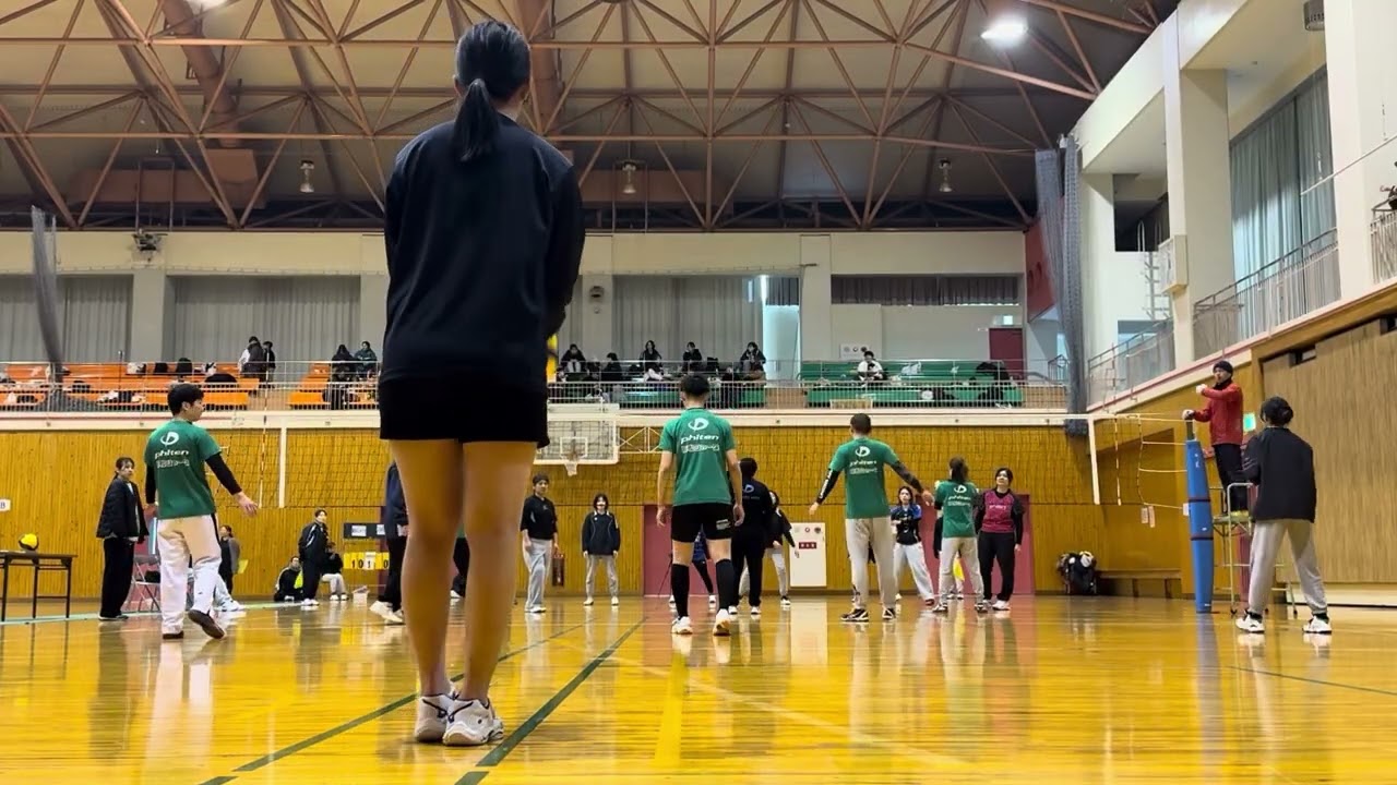 2026.2.11 岡山市バレーボール協会 高松シャークvs JUMP UP 1セット目