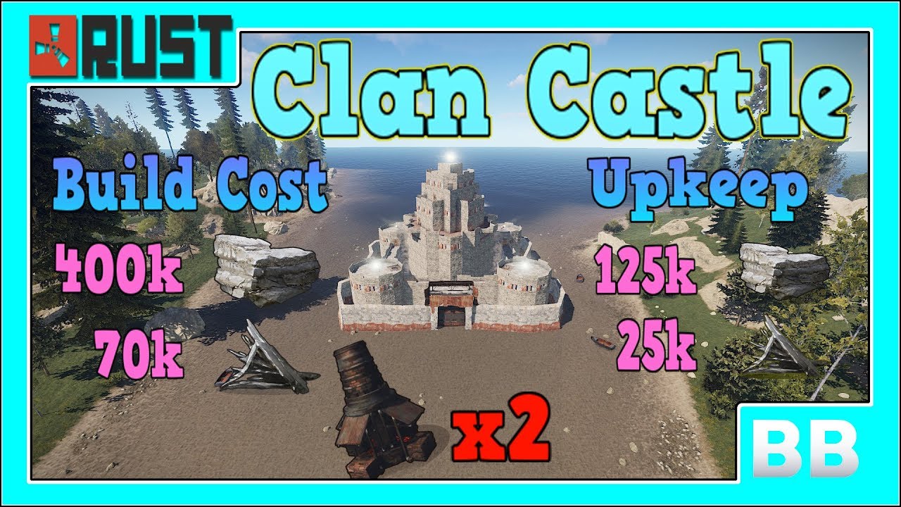 Rust Clan Castle Base Build