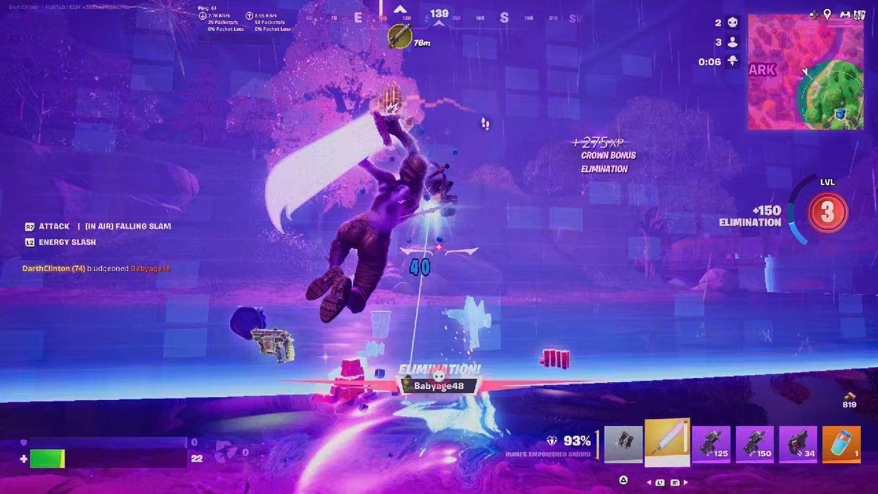 Fortnite Solo Blitz Royal Final circles.