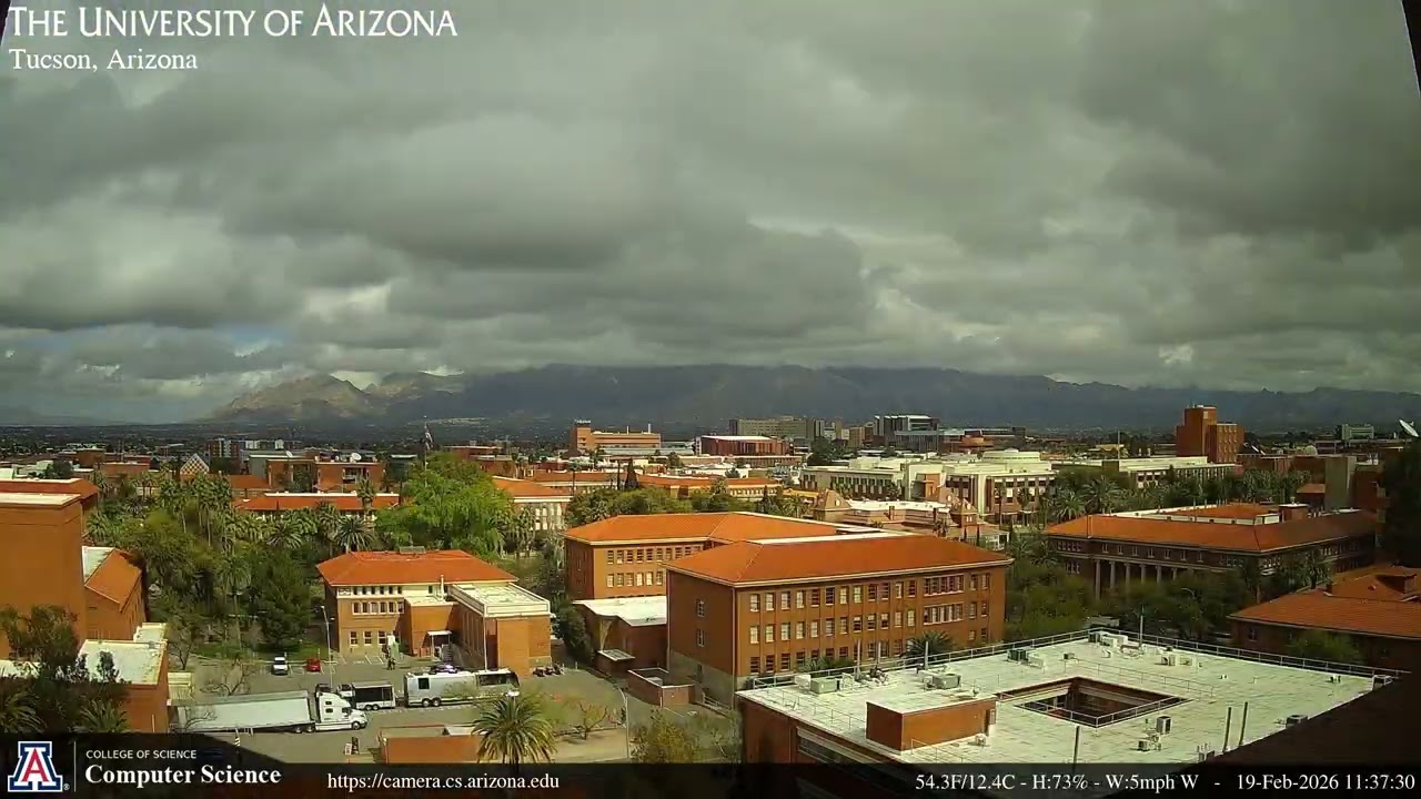 Feb 19 2026 - UArizona Dept of Computer Science Webcam Timelapse