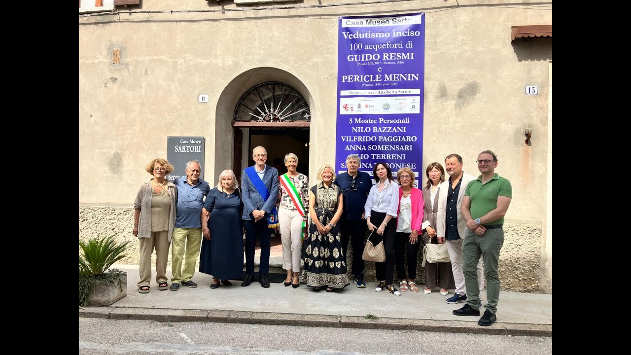 Tra personali, incisioni e retrospettive Casa Museo Sartori si conferma fucina di arte e cultura
