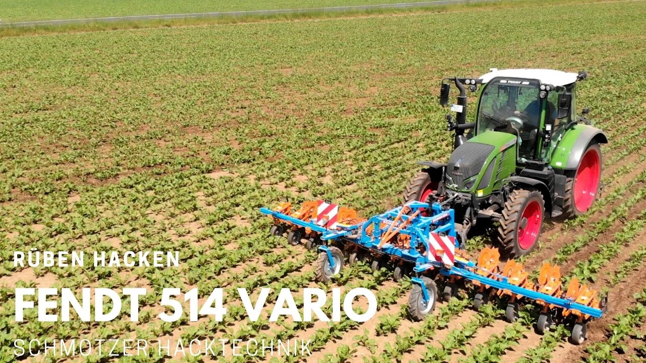 Mechanische Unkrautbekämpfung | Schmotzer Hacktechnik | Fendt Vario 514