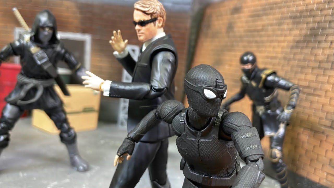 spiderman stop motion Daredevil VS Kingpin #2