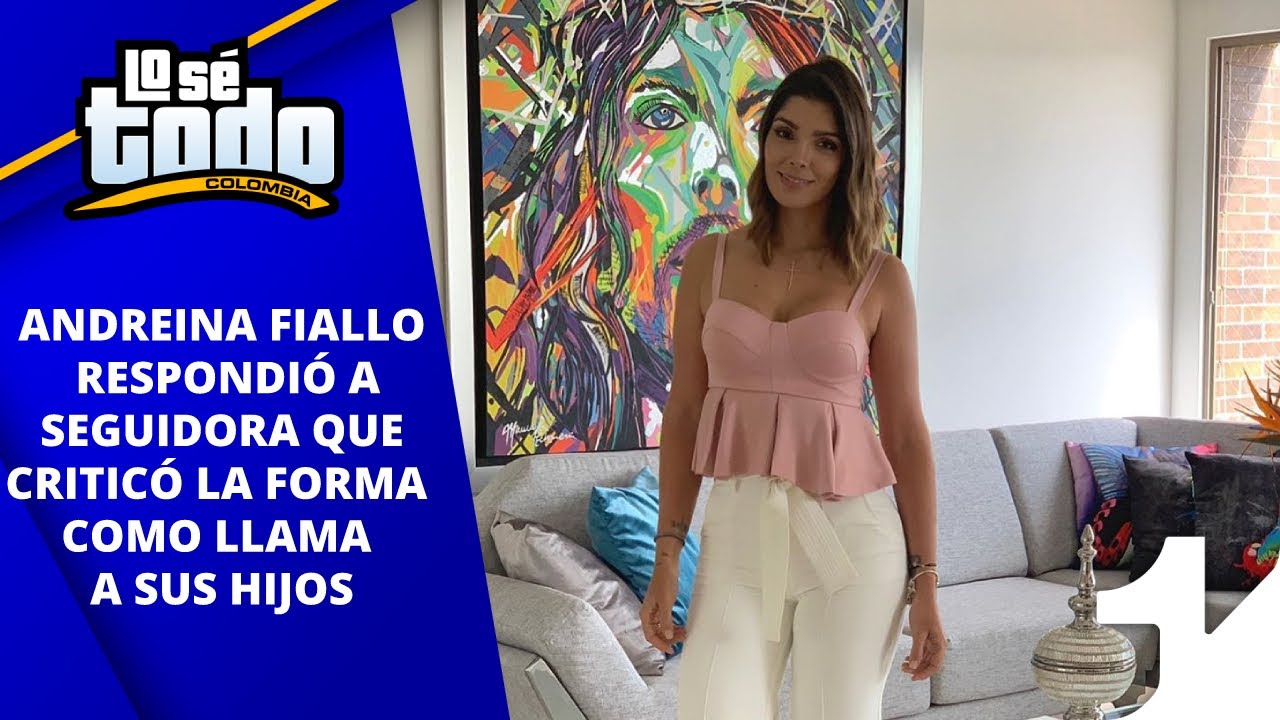 Lo Sé Todo - Andreína Fiallo le responde a seguidora que criticó foto de su hijo en redes.