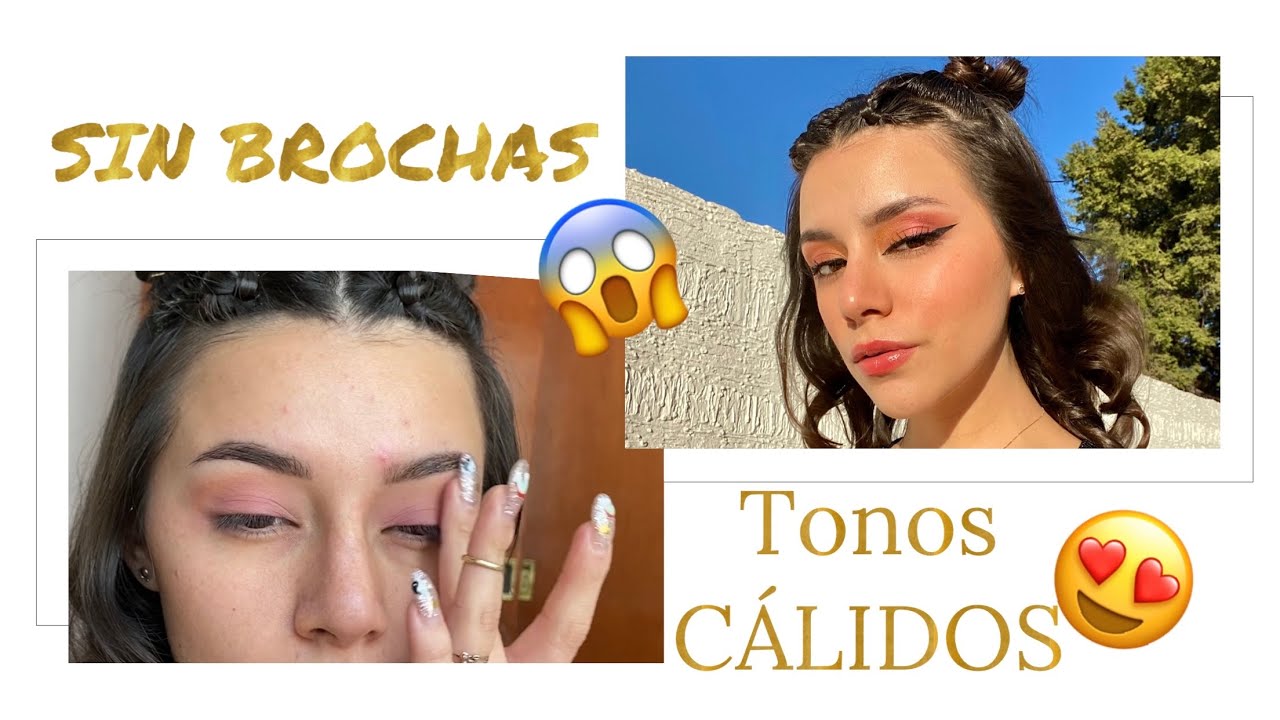 TUTORIAL de maquillaje SIN BROCHAS ! Un look Fácil para PRINCIPIANTES 💕 // Anel Flynn