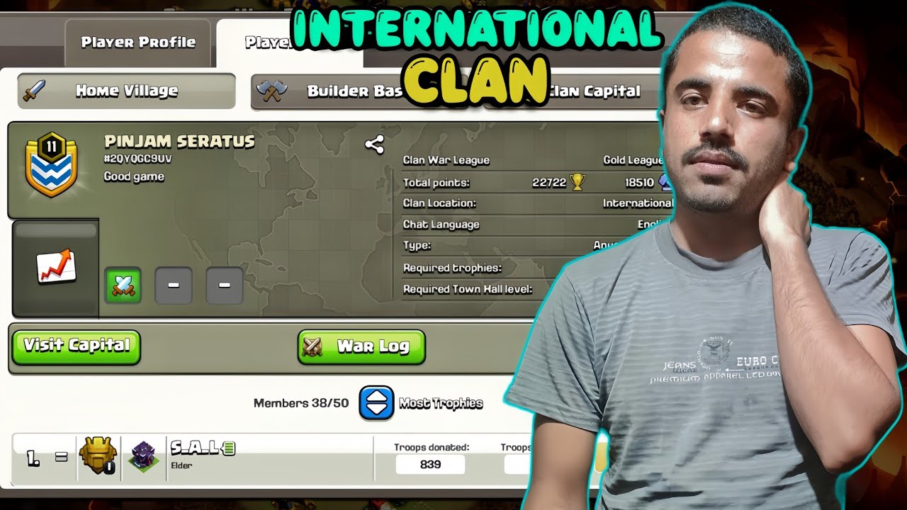 ONCE AGAIN INTERNATIONAL CLAN WAR || COC || TEAM RATTAIK || #teamrattaik #clashofclans #cocwar