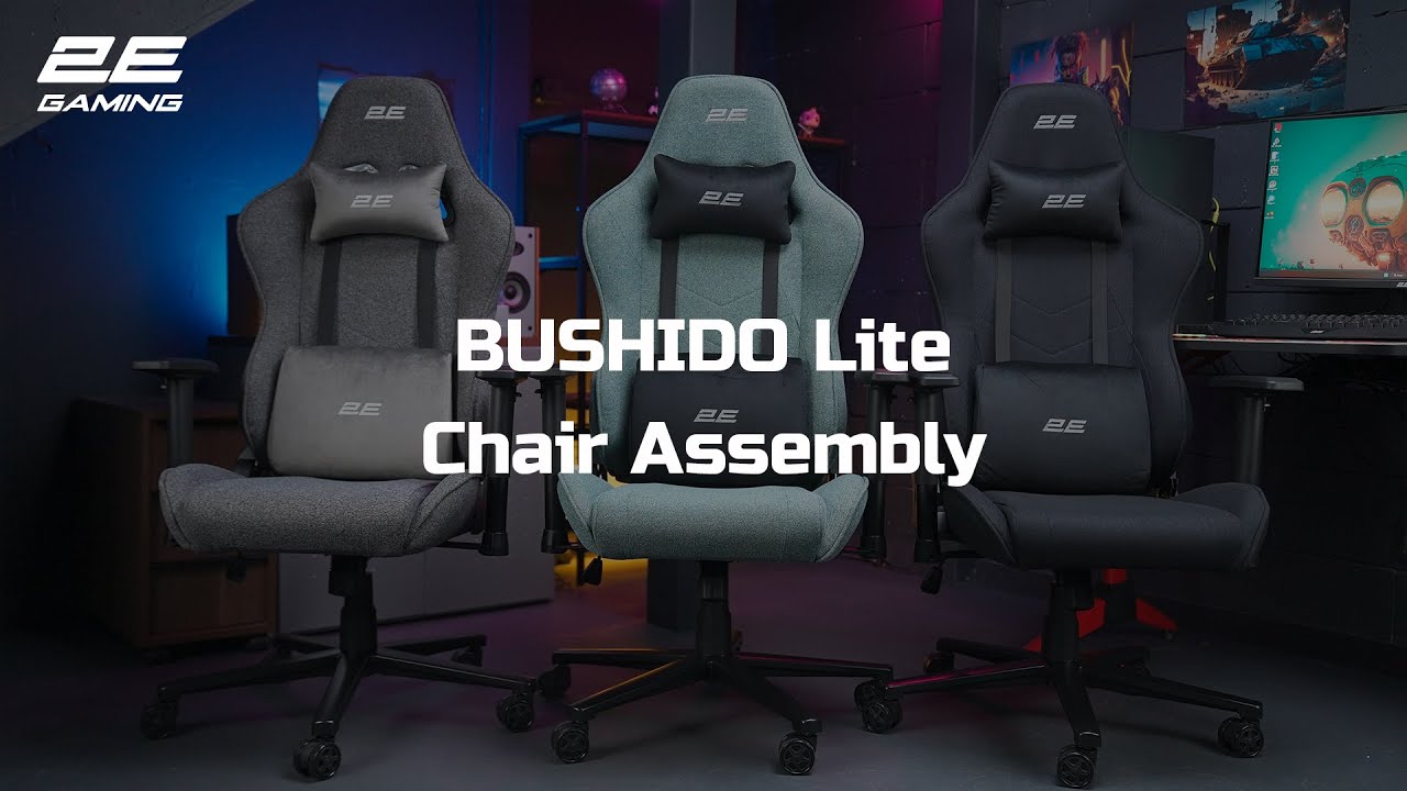2E Gaming BUSHIDO Lite Chair Assembly