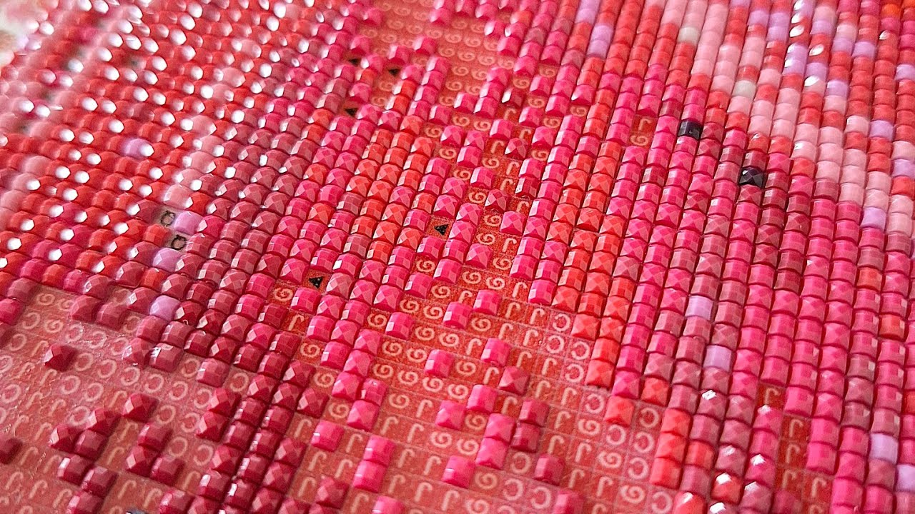 New start! 🌹❤️ ASMR Diamond Painting Art - No Talking - Relaxing & Satisfying - Real Time 