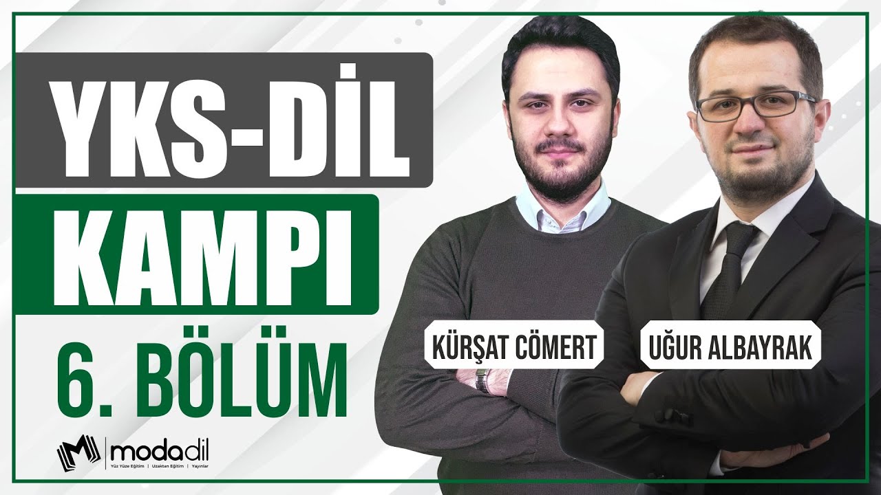 2022 YKS-DİL (YDT) KAMP YAYINI 6.Gün !