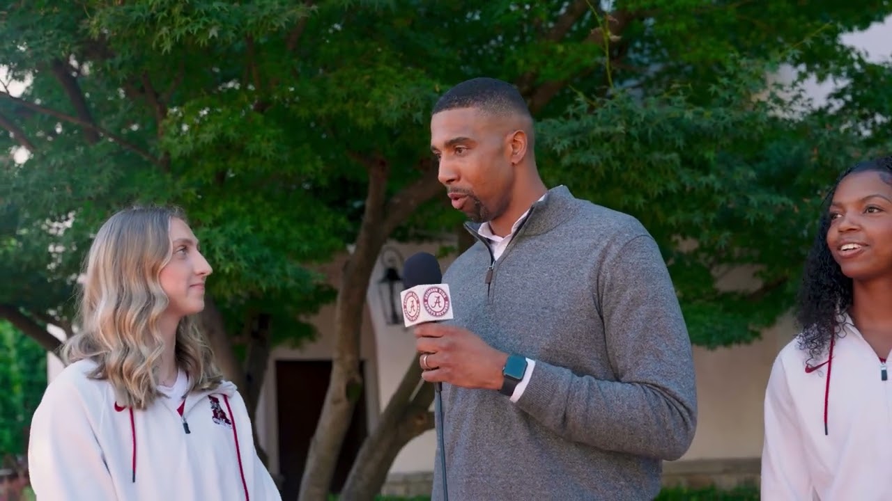 Alabama WBB - Karly Weathers & Jessica Timmons on Crimson Drive - 10-30-25