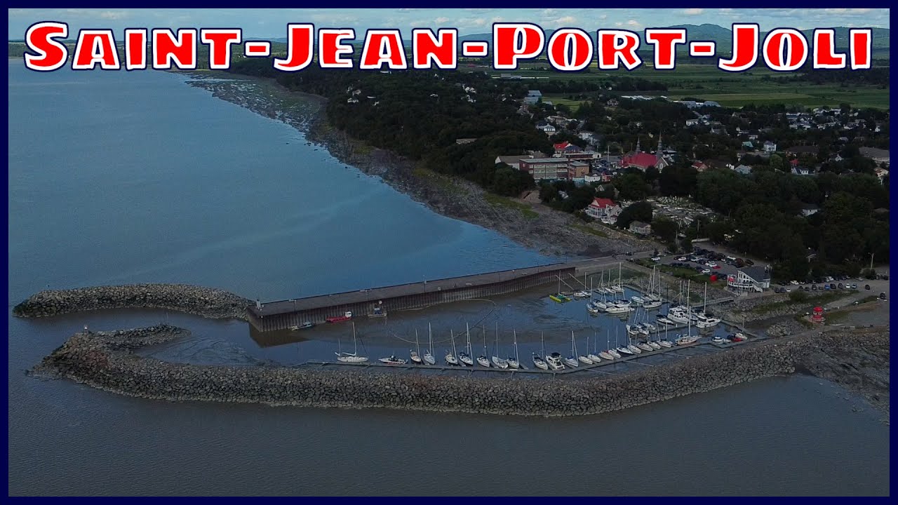 Saint-Jean-Port-Joli | Images aériennes brutes (drone) | Voilier Fuligule