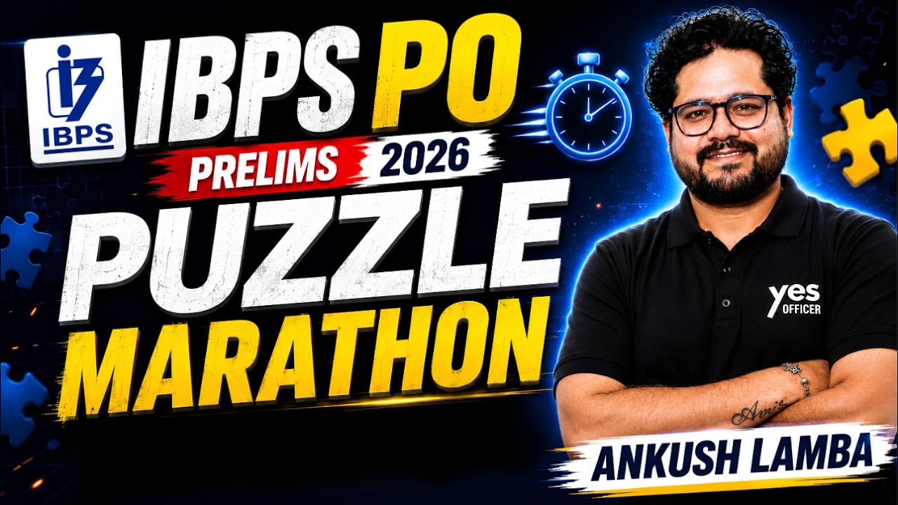 IBPS PO Prelims 2026 🔥 PUZZLE MARATHON | Most Important Puzzles | Ankush Lamba