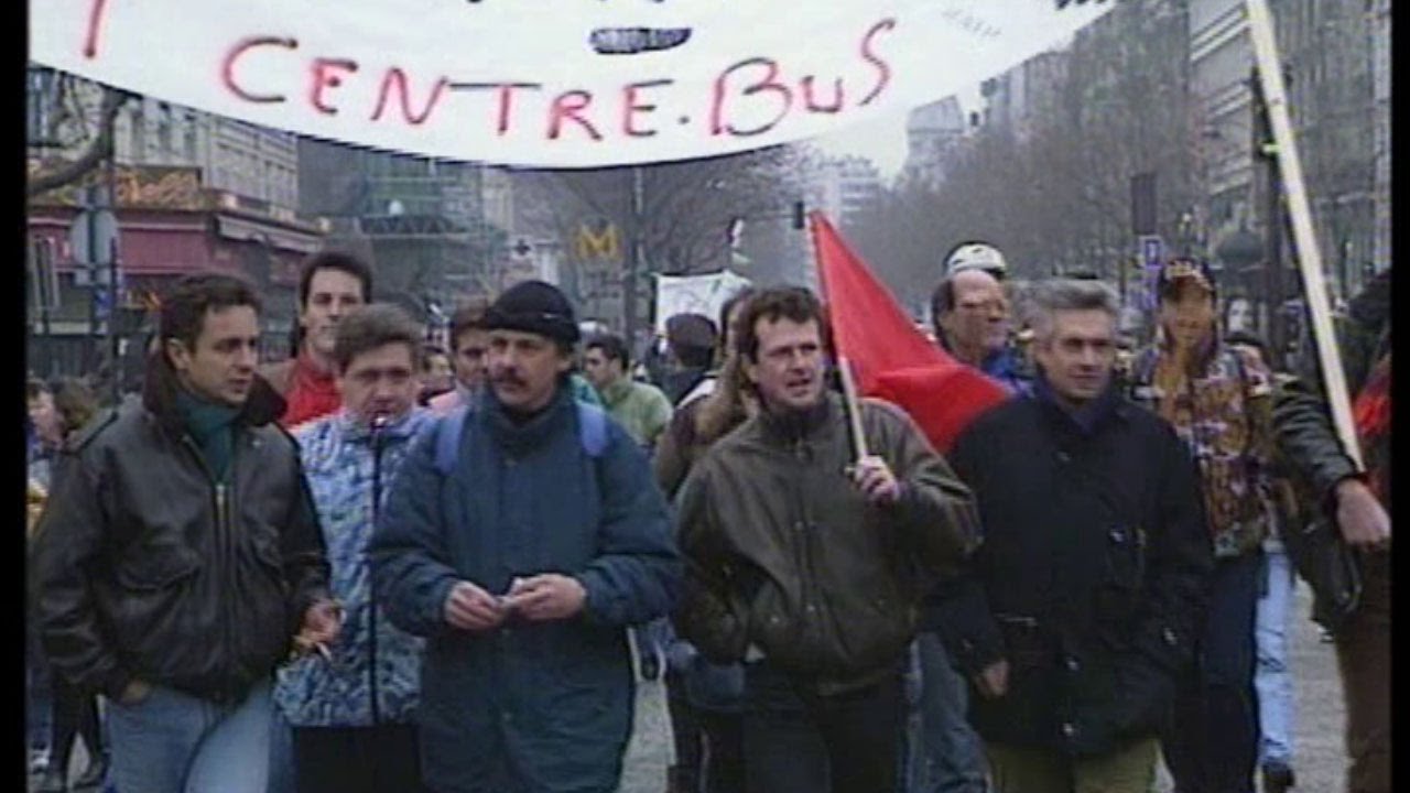 Rétro | Place Denfert-Rochereau un jour de manifestation