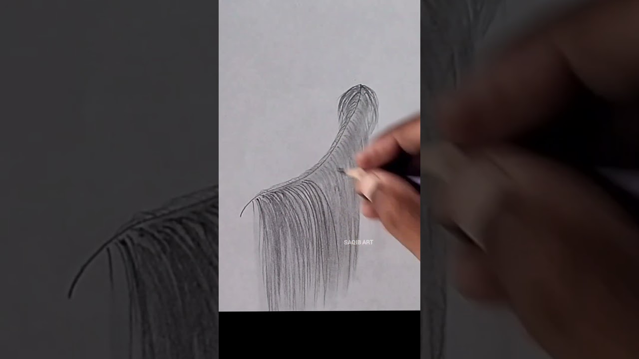 How to draw goat sketch with pencil
