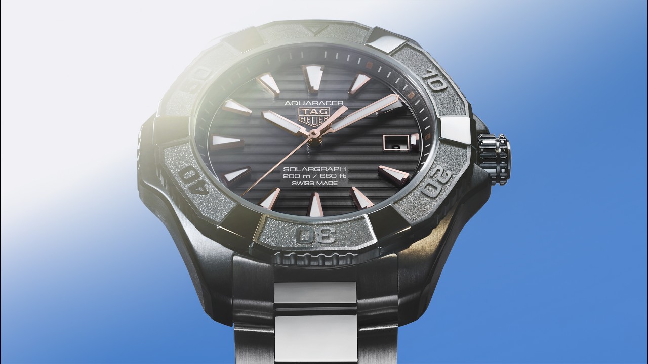 TAG Heuer | the new TAG Heuer Aquaracer Professional 200 Solargraph