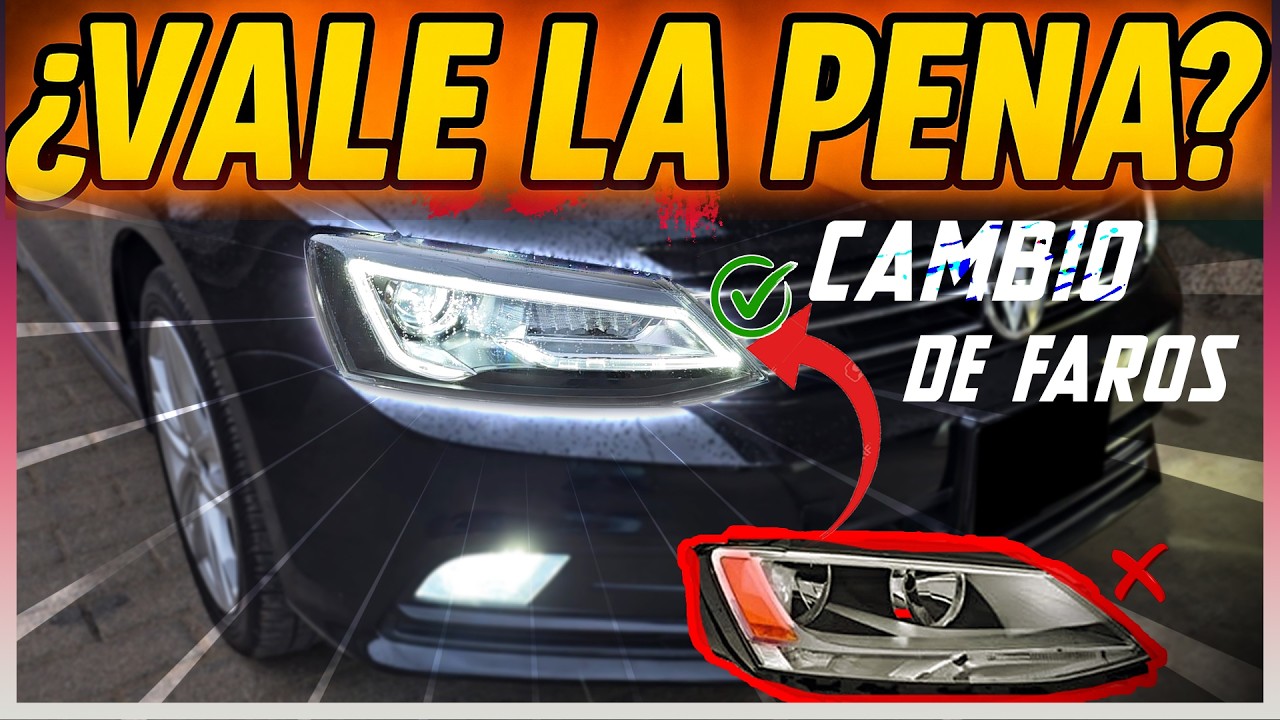 INCREÍBLE CAMBIO de FAROS en el JETTA MK6