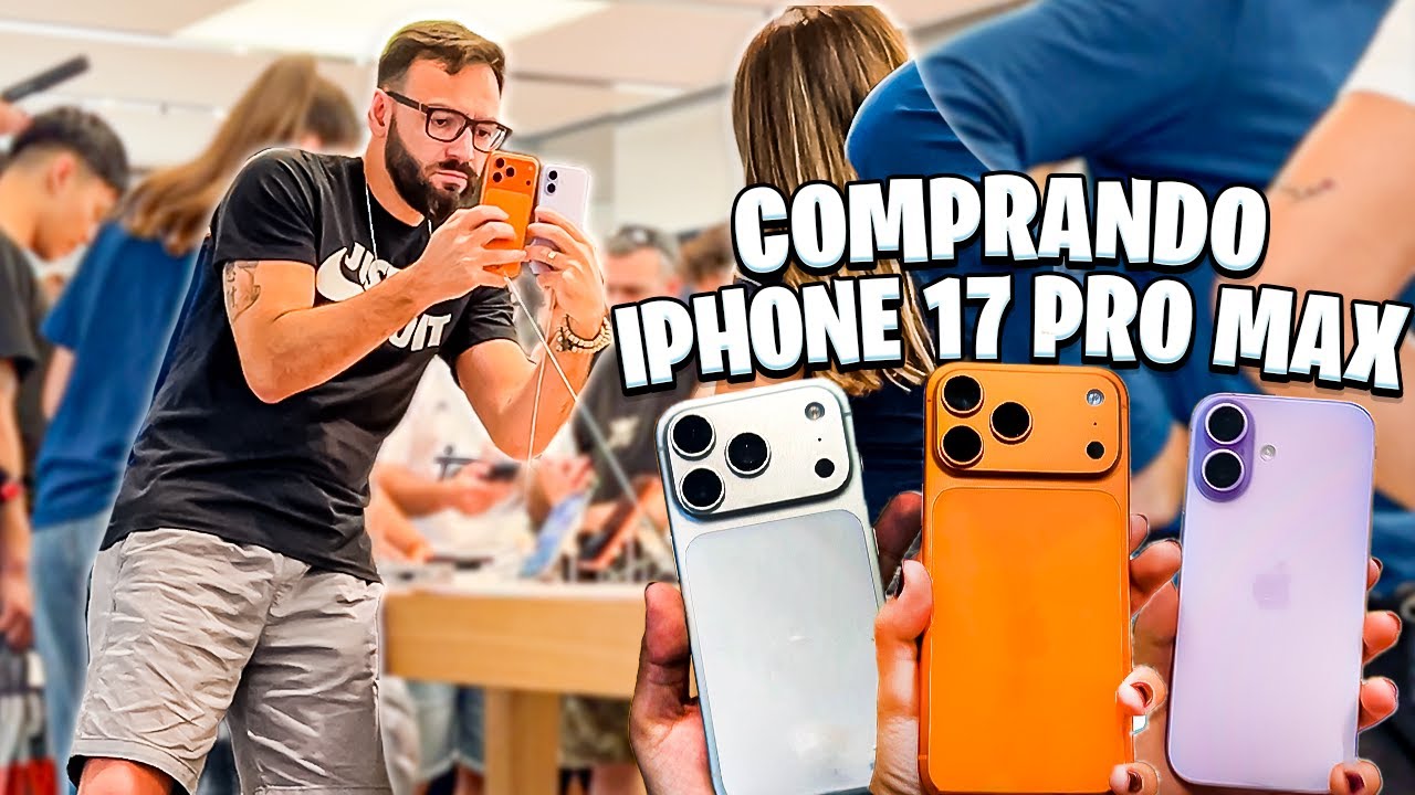 Fomos comprar o NOVO iPhone 17 Pro na Espanha 🇪🇸📱 | Vlog em família