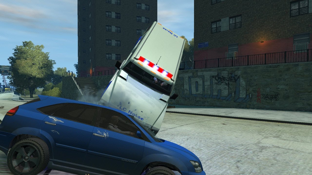 GTA IV TBoGT - Stunt/Epic 8-Track Demo Derby & BUSTED!