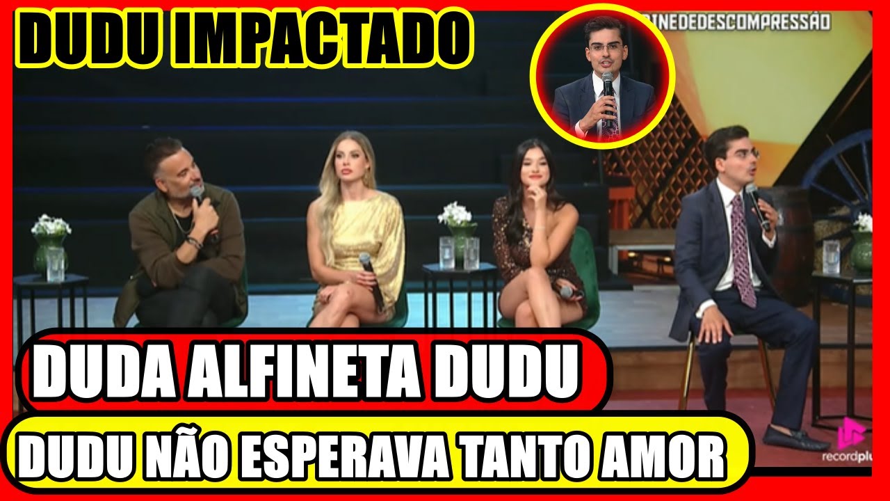 🔥DUDU FALA SOBRE O PUBLICO, E DESCOBRE QUE SEMPRE FOI FAVORITO DO BRASIL; CABINE DE DESCOMPRESSÃO