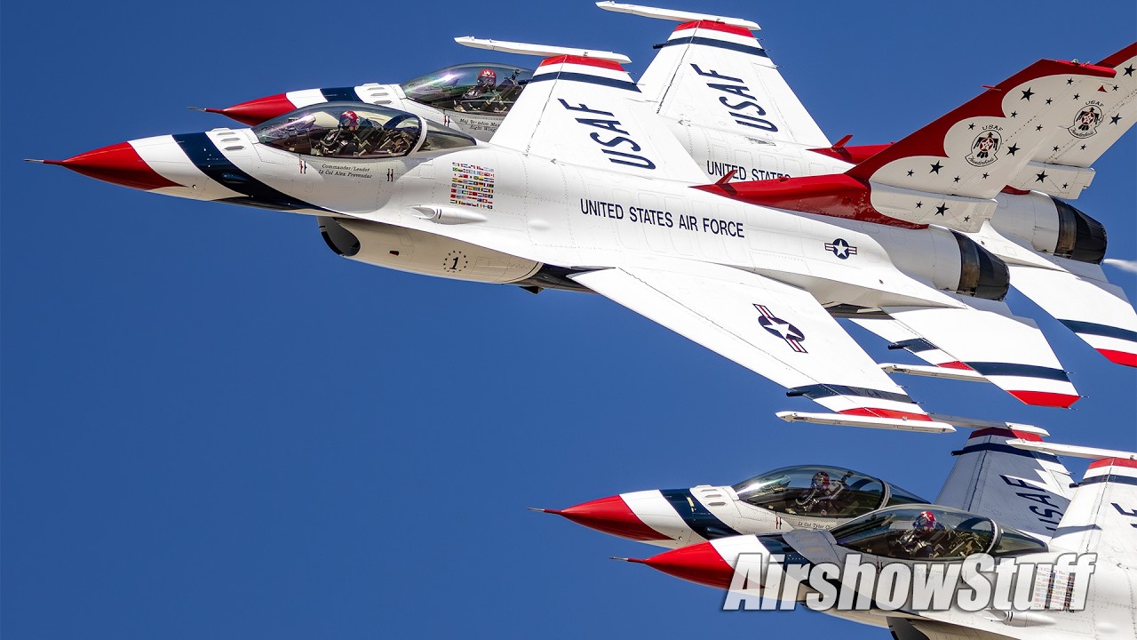 USAF Thunderbirds 2026 - Directly at Show Center!