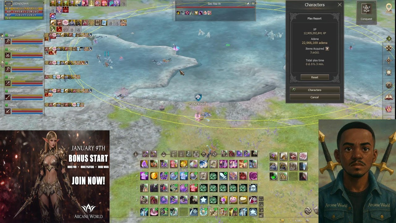 Arcane World (Server Wolf) Class SK lv 118