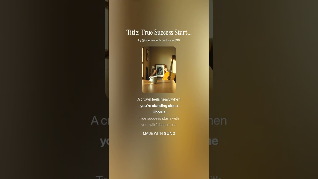 Title: True Success Starts at Home (Country Song) #countrysong